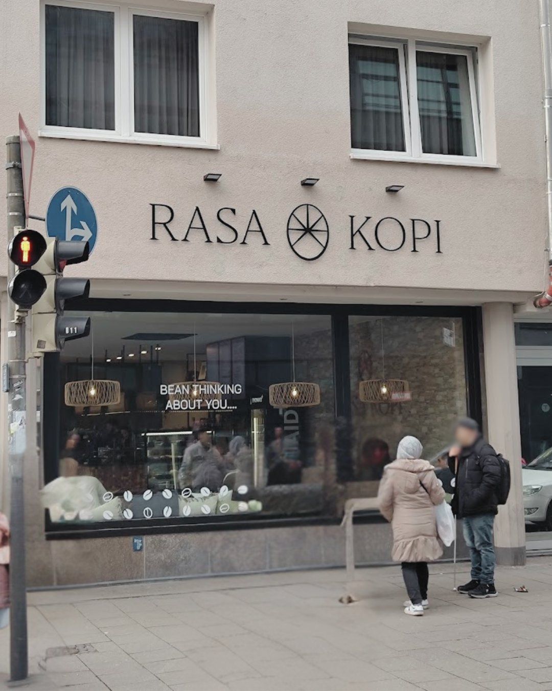 RASA KOPI storefront on Schillerstrasse 30, Munich